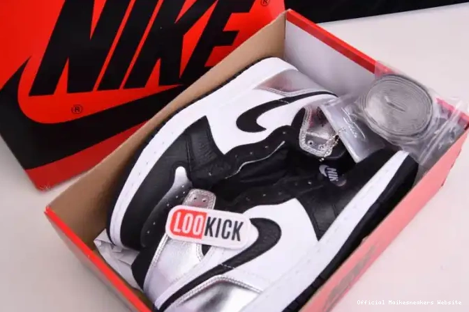 Official Maikesneakers 1 OG TOE JORDAN AIR SILVER WMNS HIGH CD0461-001 0407